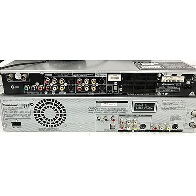 Panasonic VHS Recorder & Pioneer DVD Player
