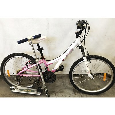 Malvern Star Livewire Mountain Bike & Razor Scooter