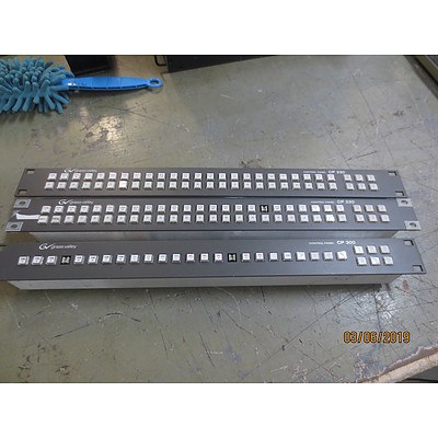 Grass valley CP 300 Control Panel - Lot of 3
