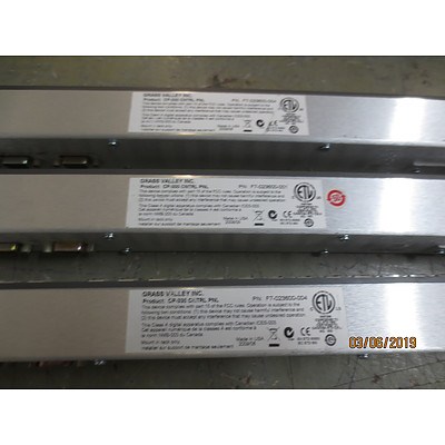 Grass valley CP 300 Control Panel - Lot of 3