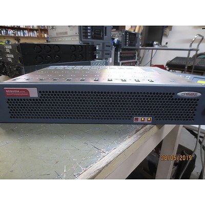 Ogden Technology Size: Digital audio dual 1x4 Sequoia Signal processing system