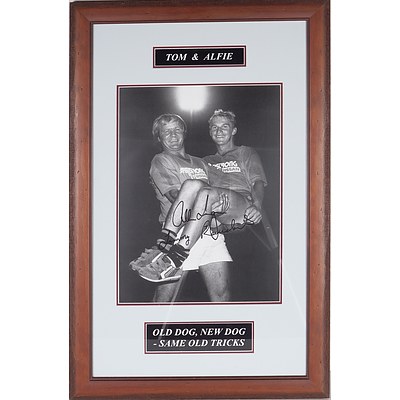 Signed 'Tom and Alfie' Memorabilia
