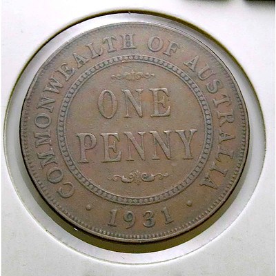Australia George V Penny 1931