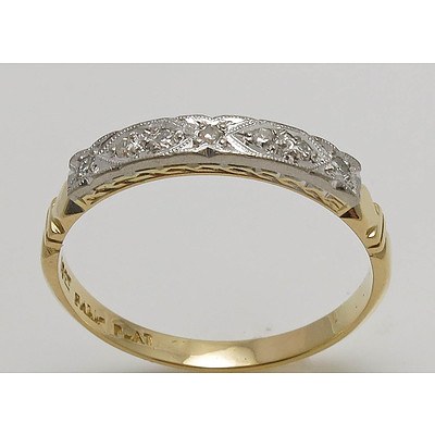 Vintage Diamond Ring - 18ct Gold, Platinum, Palladium
