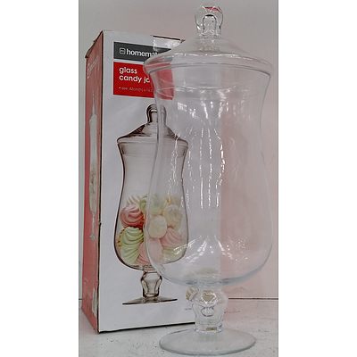 Homemaker Glass Candy Jars - Lot of 15 - New - RRP $225.00