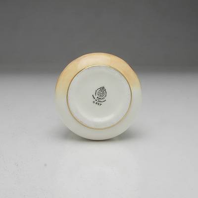 Platt Hand Painted Fruit Royal Worcester Vase with Peaches and Grapes, G957