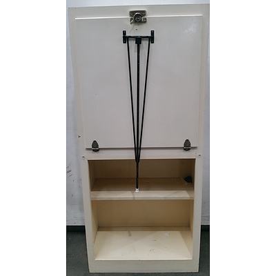 Vintage Pantry with Drop Down Door