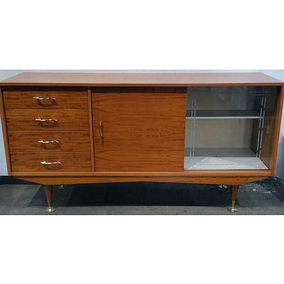 Retro Maple Veneer Buffet