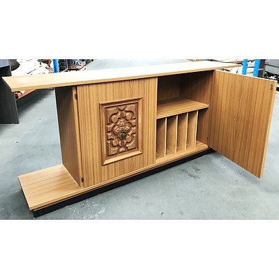 1970s Retro Music Cabinet