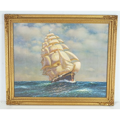 Vintage Marine Offset Print