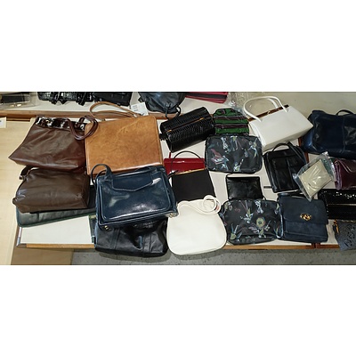 Very Large Group of Ladies Handbags and Purses