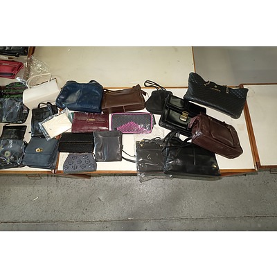 Very Large Group of Ladies Handbags and Purses