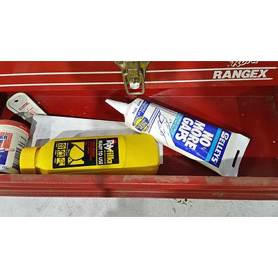 Rota Ranger Three Drawer Toolbox and Various Tools