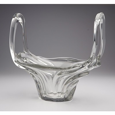 French Crystal Centrepiece by Art Vannes