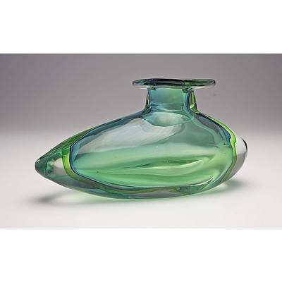 Seguso Submarine Vase Designed by Flavio Poli