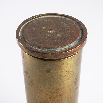Vintage Trench Art Vase