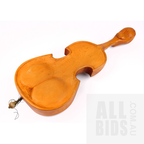 Hand Crafted Anthropomorphic Musical Sting Instrument, Length 58cm