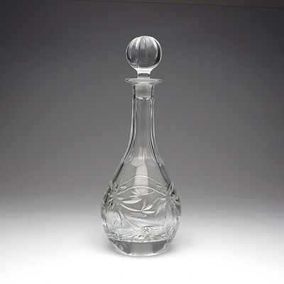 Royal Doulton Cut Crystal Decanter