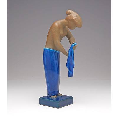 Royal Copenhagen Ceramic Figure of 'Martha', Signed Johannes Hedegaard, R21424