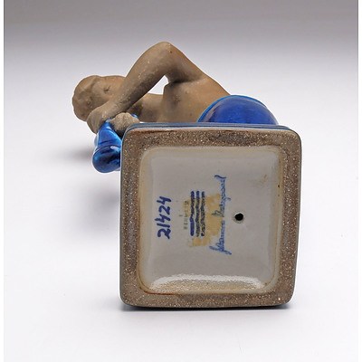 Royal Copenhagen Ceramic Figure of 'Martha', Signed Johannes Hedegaard, R21424