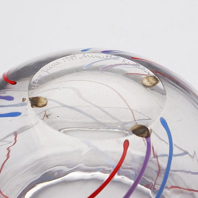 Vintage Orrefors Glass Bowl Circa 1981