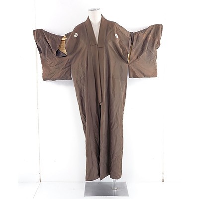 1950s Silk Japanese Kimono