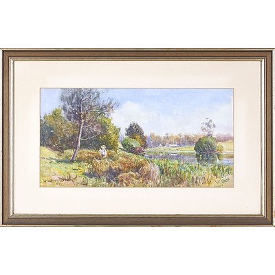 William Lister Lister (1859-1943) Watercolour