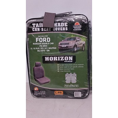 Horizon Range Canvas Seat Covers to Suit Ford Rangers - Brand New