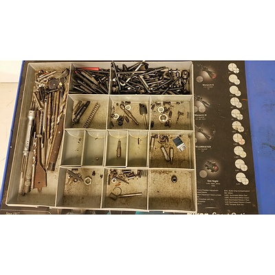 Kinchrome Four Drawer Toolbox and Various Tools