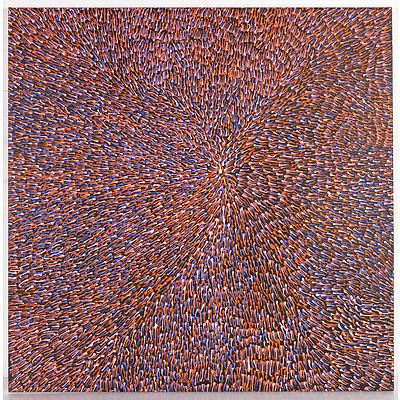 Judy Greeny Kngwarreye (Mulga Bore/Utopia - Northern Territory) Yam Dreaming 2009 Acrylic on Canvas