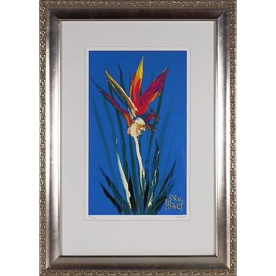 Pro Hart (1928-2006) Orchid Edition 241/250 Screen Print
