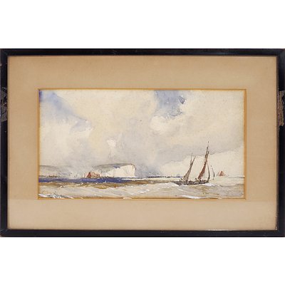 William Hyams (British 1878-1952) Seascape, Watercolour