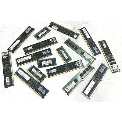 16 Sticks of Server, Computer & Laptop RAM - Over 30GB