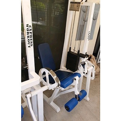 Calgym Seated Leg Curl & Leg Extension Strengthening Machines