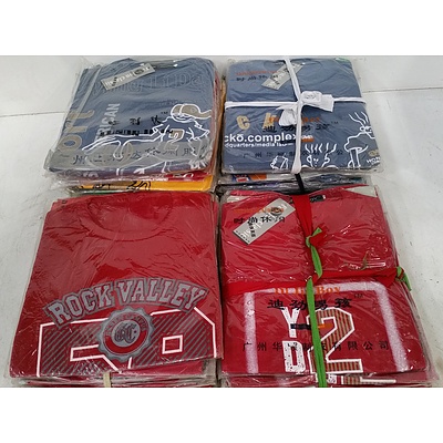 Selection of Men's Tee Shirts - Lot of 70 - Brand New