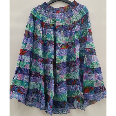 Women's Batik  Skirts - Lot of  32 - Brand New