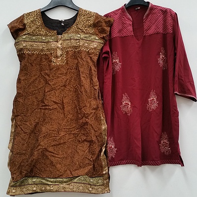 Women's Indian Style Dresses and Clothing - Lot of 65 - Brand New - RRP $2500.00