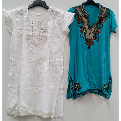 Women's Indian Style Dresses and Clothing - Lot of 105 - Brand New - RRP $3000.00