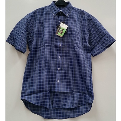 Boy's Short Sleeve Dress Shirts - Lot of 70 - Brand New - RRP $1400.00