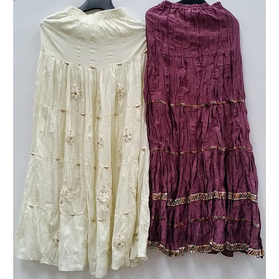 Women's Indian Style Skirts and Clothing - Lot of 50 - Brand New - RRP $1500.00