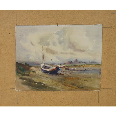 Mollie Flaxman (1912-2004) Marine Watercolour