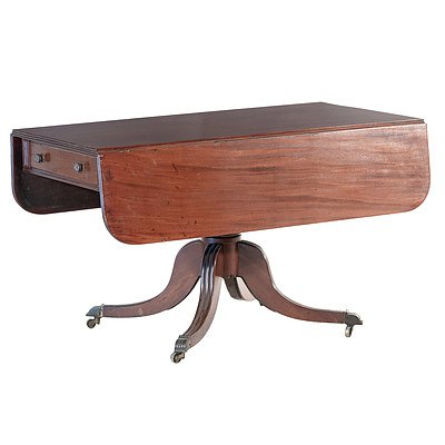 Regency Style Mahogany Pembroke Table Late 19th or Early 20th Century