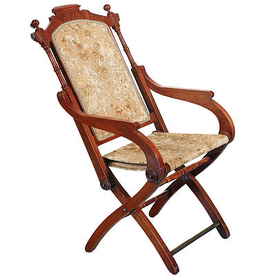 Edwardian Folding Chair Circa 1910