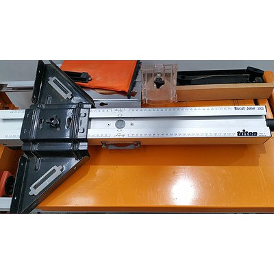 Triton 1/2 Inch Precision Router With Triton Workbench and Accessories