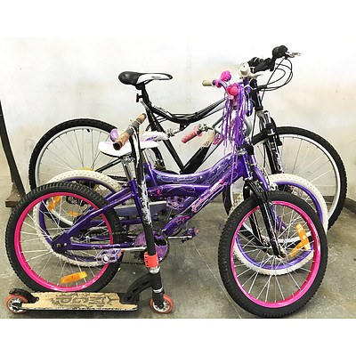 Bikes & Scooter - Lot of 4
