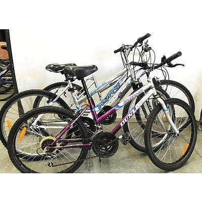 Mountain Bikes - Lot of 3