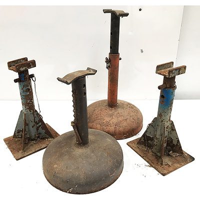 Four Vintage Car Stands