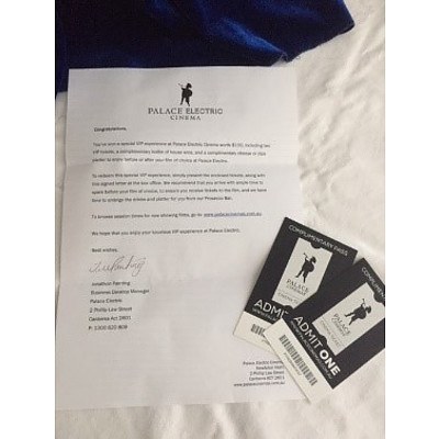 VIP Experience for 2 at Palace Electric Cinema