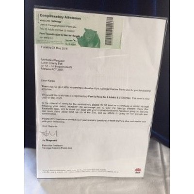 Western Plains Zoo Dubbo Admission for 2 adults and 2 children