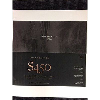 Lexi Bannister Hair Voucher